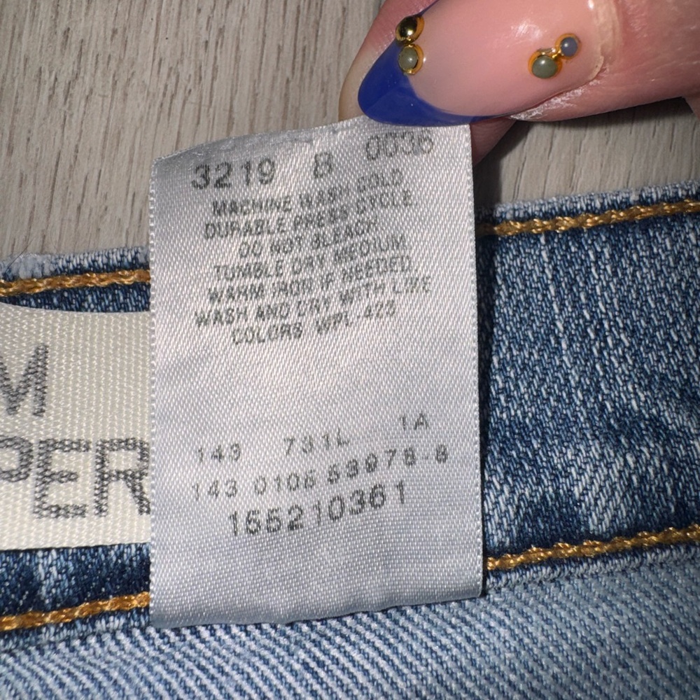 Levi’s 512 Y2K High Waisted Mom Jeans Light Wash 8S Vintage 2006 - Picture 4 of 5